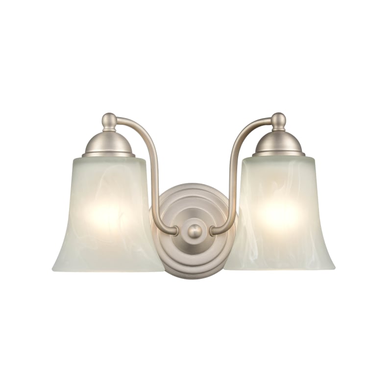 9332-SN Millennium Lighting Abelia - 2 Light Bath Vanity-8 Inch Tall and 12 Inch Wide-Satin Nickel Finish