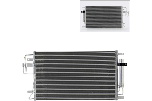 Spyder Special Order Parts, ( XTune ) a/C Condenser for 05-09 Hyundai Tucson/05-10 Kia Sportage AC Condenser DPI 3323 thumbnail
