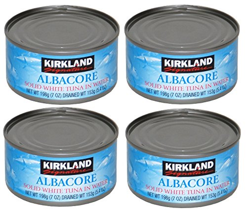 Kirkland Albacore Solid White Tuna in Water of Cans