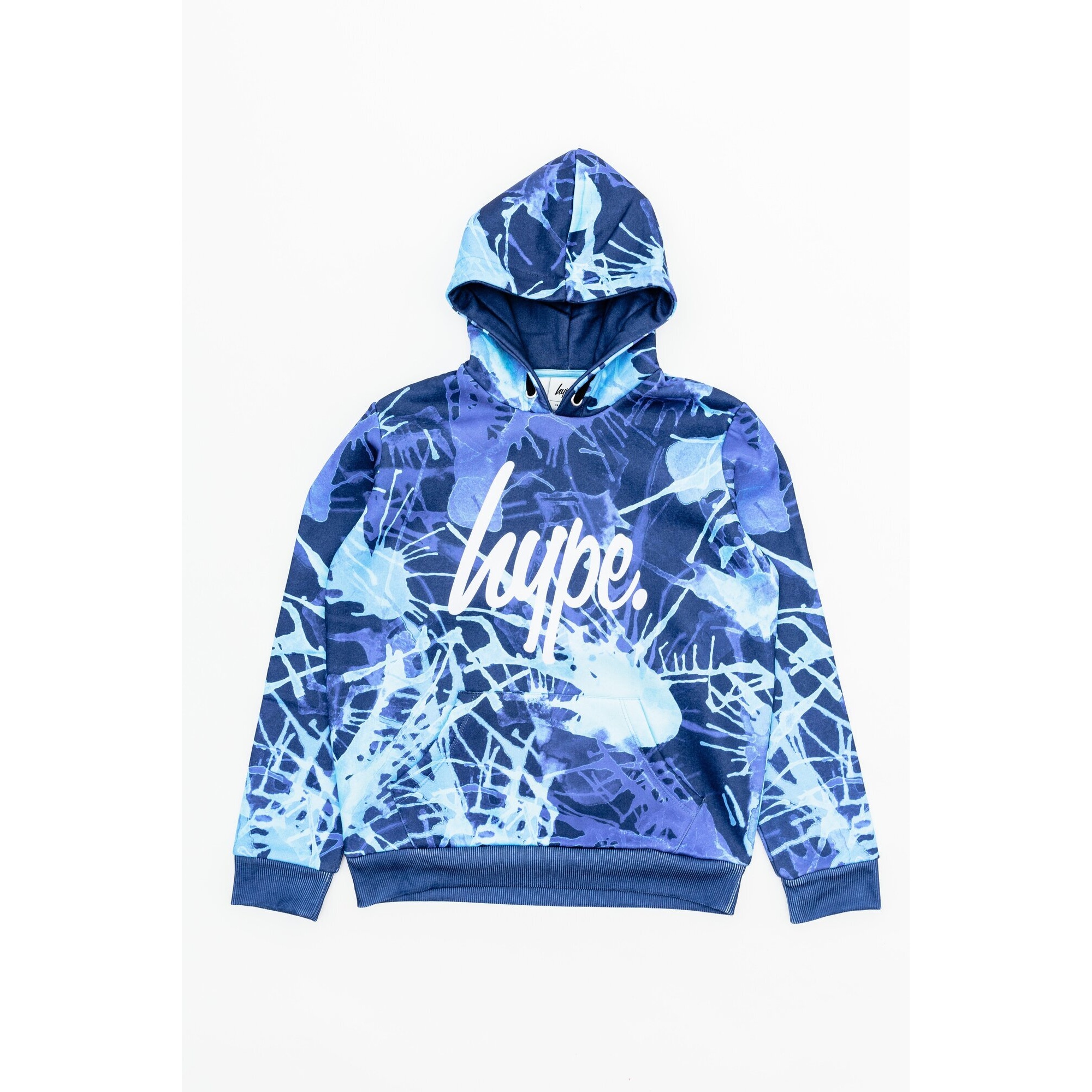 Hype Childrens/Kids Sea Spray Hoodie (9-10 Years) (Ocean Blue/Cyan)