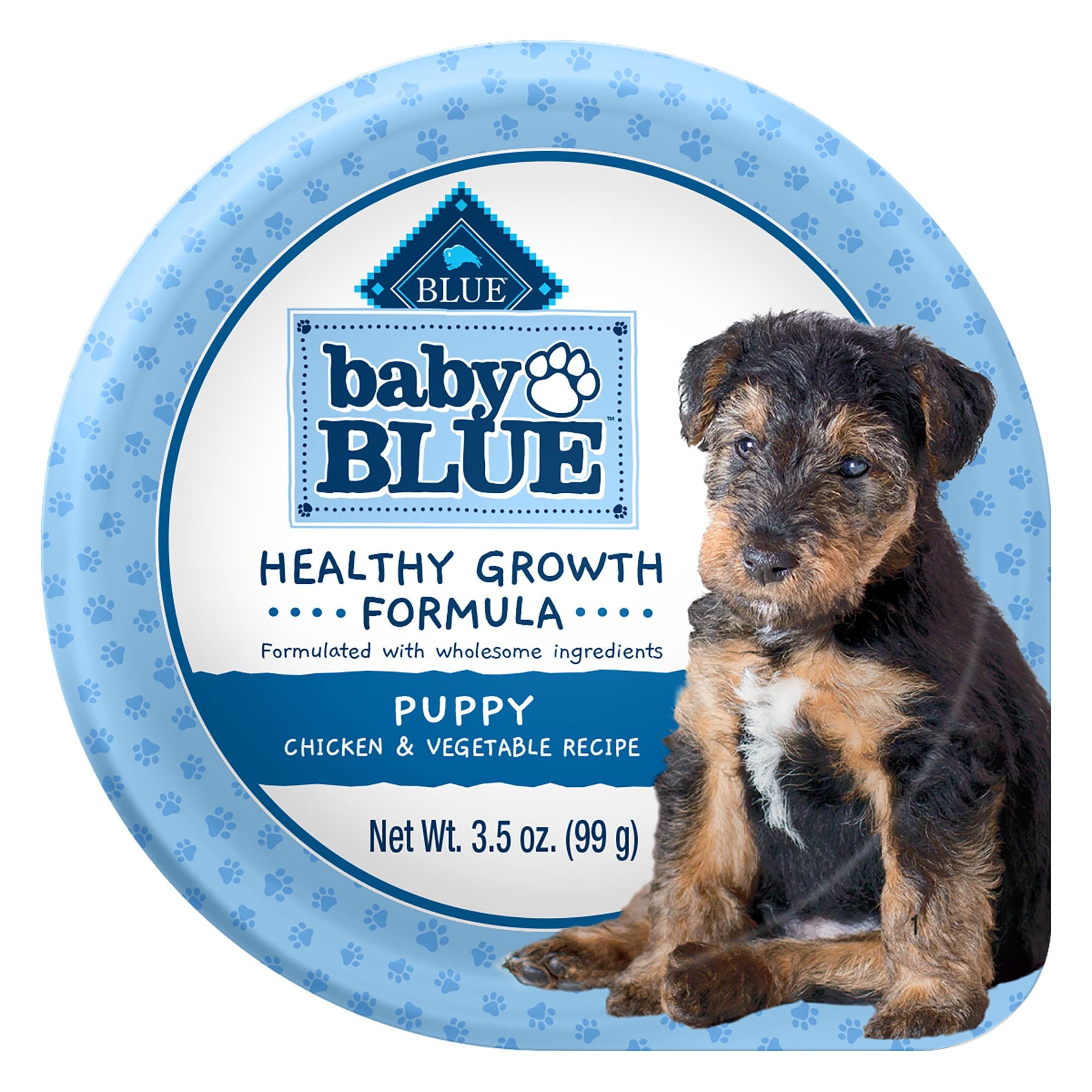 Blue Buffalo Baby Blue Healthy Growth Formula Natural Chicken & Vegetable Recipe Wet Puppy Food, 3.5 Oz., Case of 12, 12 X 3.5 OZ