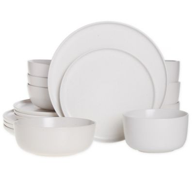 Our Table Landon 16-Piece Dinnerware Set in Sea Salt