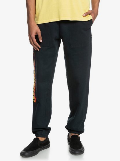 Golden Hour - Tracksuit Bottoms for Men - Black - Quiksilver