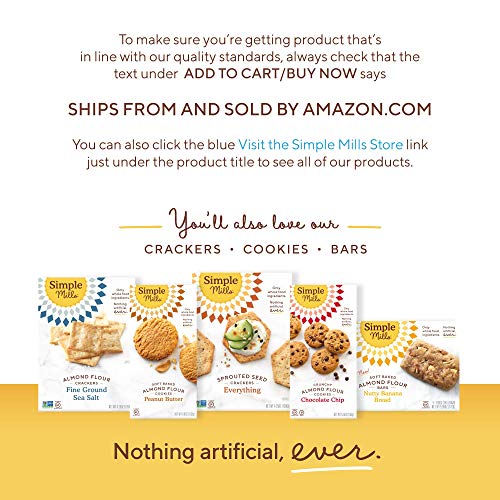 Simple Mills Almond Flour Crackers  Sundried Tomato & Basil - Gluten Free  Vegan  Healthy Snacks  Plant Based  4.25 Ounce (Pack of 3) thumbnail