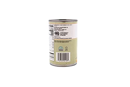 Seven Farms Organic Garbanzo Beans - Canned Chickpeas - Bulk Vegan, Gluten-Free, Non-GMO (12 Pack of 15 Oz Cans) thumbnail