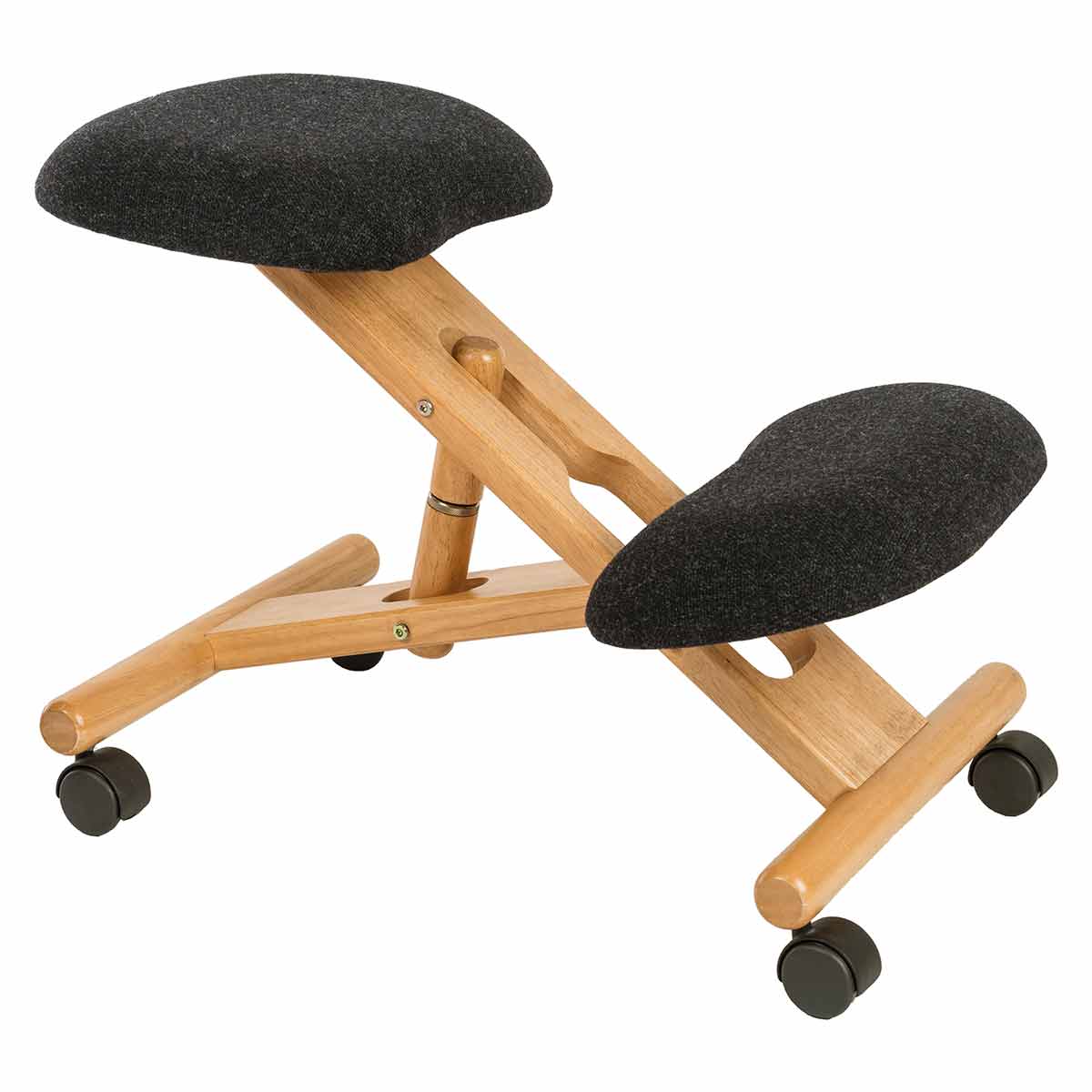 Teknik Office Kneeling Stool Wooden Framed Ergonomic Kneeling Chair