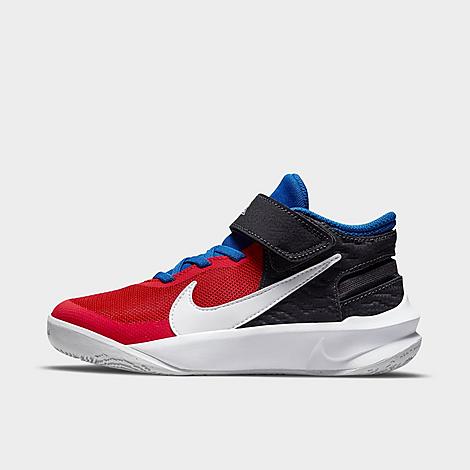 Calzado Fácil De Poner Y Quitar Para Niños De Preescolar Nike Team Hustle D 10 FlyEase - Negro