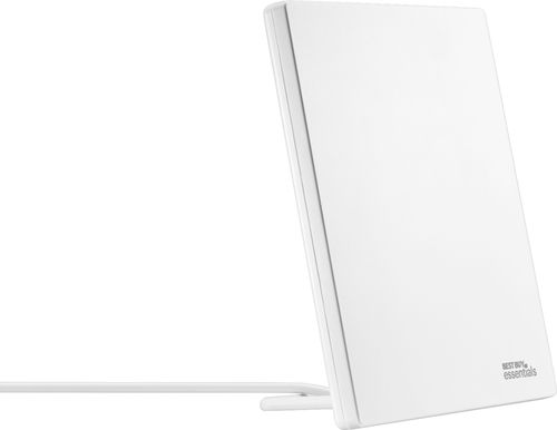 Best Buy Essentials™ - Multidirectional Indoor HDTV Antenna - 30 Mile Range - Off-white