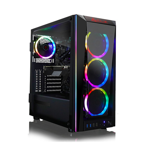 CLX VR-Ready Liquid-Cooled Gaming Desktop Computer, Intel Core I7-10700KF 3.8GHz, 32GB RAM, 500GB SSD + 4TB HDD, NVIDIA GeForce RTX 3070 Ti 8GB, Windo