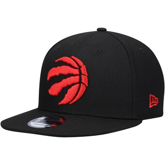 Men S New Era Black Toronto Raptors Team Color Pop 9FIFTY Snapback Hat - OSFA thumbnail