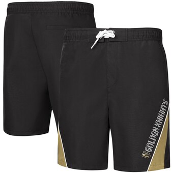 Men's G-III Sports by Carl Banks Black Vegas Golden Knights Sunrise Volley Swim Shorts thumbnail