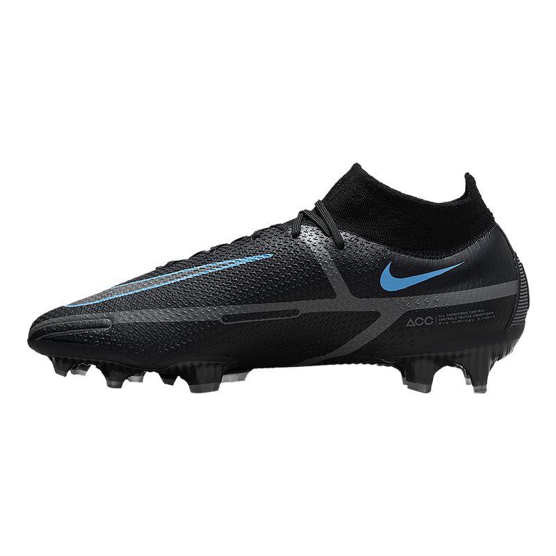 Nike Phantom GT2 Elite DF FG Firm Ground Soccer Cleat Black/Black-10 thumbnail