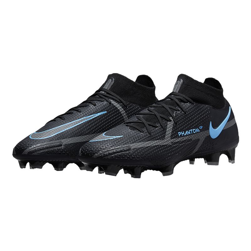 Nike Phantom GT2 Elite DF FG Firm Ground Soccer Cleat Black/Black-10 thumbnail