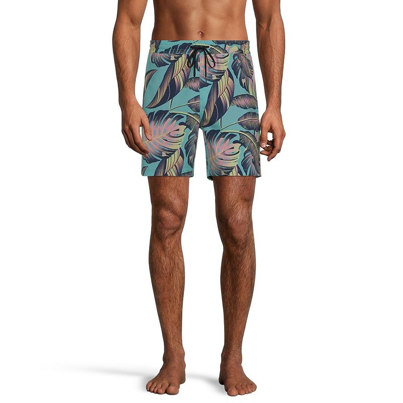 Men's Rainforest Volley Swim Trunk Shorts, Pink, Size XL | Hurley