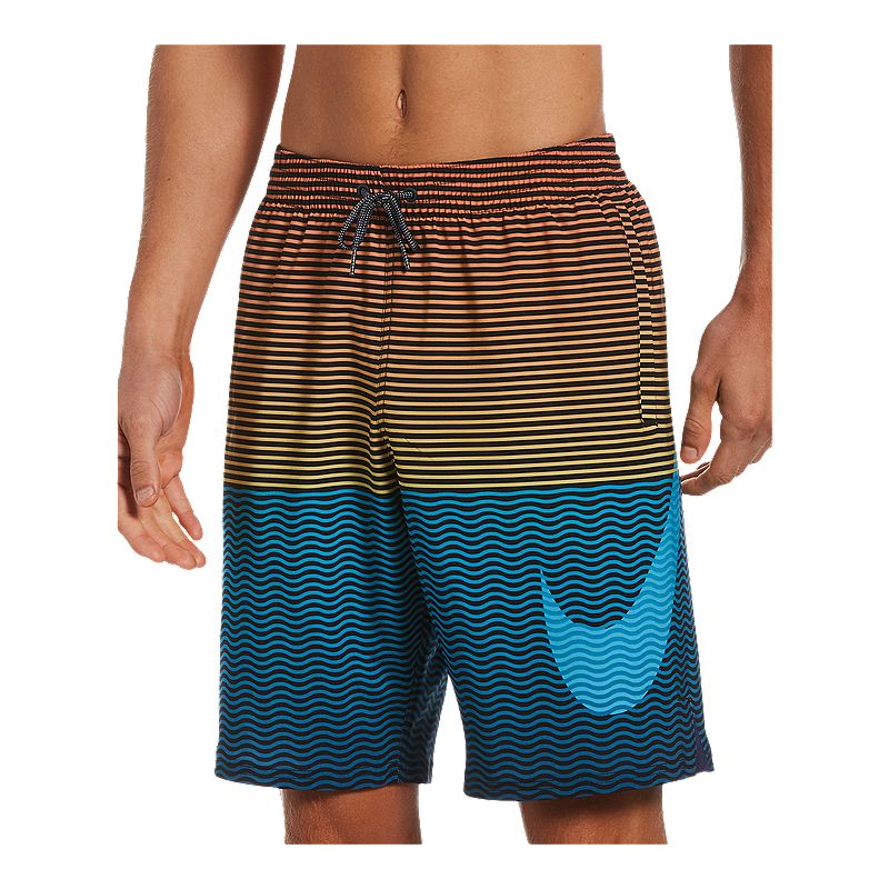 Nike Men's Horizon Stripe Vital 9 Inch Volley Shorts