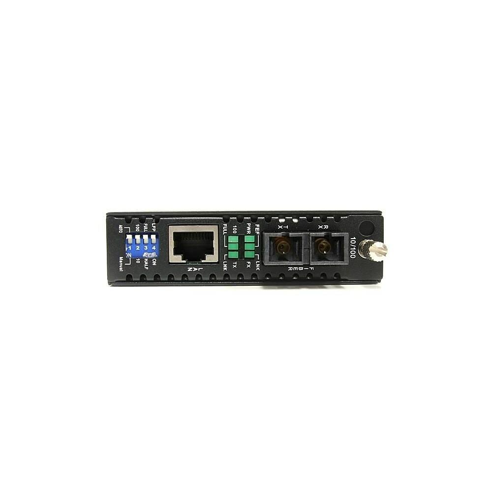 StarTech 10/100 Mbps Single Mode Fiber Media Converter SC 30 Km thumbnail