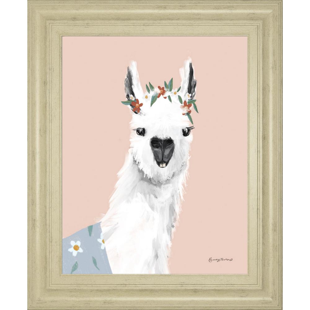 Delightful Alpacas I by Becky Thorns 26 in. X 22 in