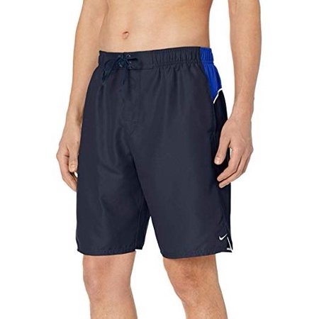 Nike Swim Men's Color Surge 9-inch Volley Shorts Obsidian Small / Navy Blue