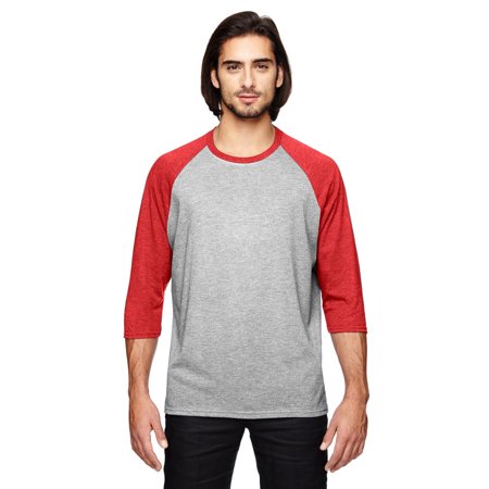 Anvil Men's 3/4 Raglan Sleeve T-Shirt 6755