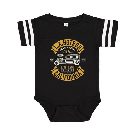 Inktastic LA Hot Rod Drag Racing Gift Baby Boy or Baby Girl Bodysuit