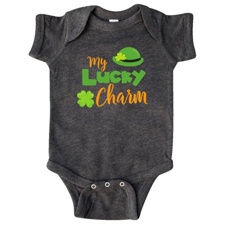 Inktastic Saint Patrick's Day, My Lucky Charm, Clovers, Hat Infant Short Sleeve Bodysuit Unisex