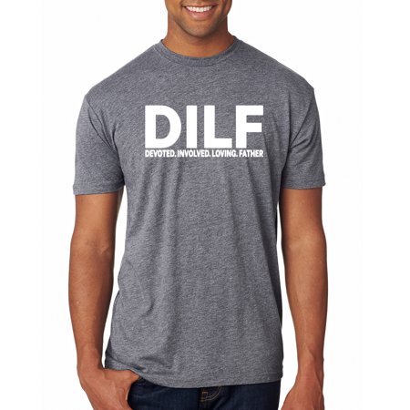 Wild Bobby DILF Devoted Involved Loving Father Funny Dad Papa Gift  Father S Day  Men Premium Tri Blend Tees  Premium Heather  X-Large