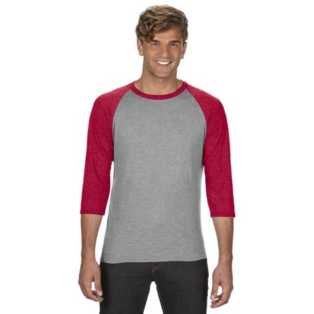 Anvil Adult Triblend 3/4-Sleeve Raglan T-Shirt - 6755