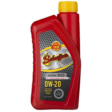 Schaeffer Oil 9005 Supreme Full Synthetic Motor Oil 0W-20  1 Qt