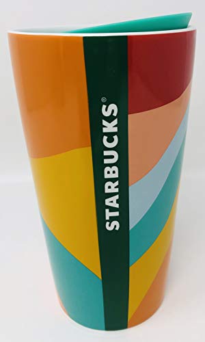 Starbucks Summer 2020 Rainbow Siren Multicolor Ceramic Tumbler 12 Oz thumbnail