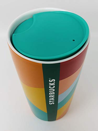 Starbucks Summer 2020 Rainbow Siren Multicolor Ceramic Tumbler 12 Oz thumbnail