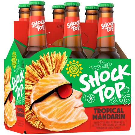 Shock Top Tropical Mandarin Beer, 6 Pack 12 Fl. Oz. Bottles