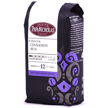 Ground Coffee, Cinnamon Bun, 12 Ounce