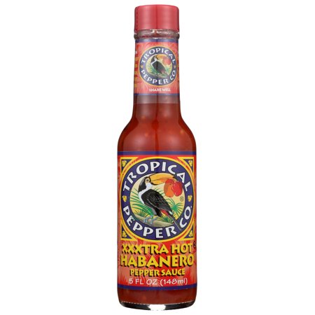 (12 Pack) Tropical Pepper Sauce Xxtra Hot Habanero Pepper, 5 Fl Oz