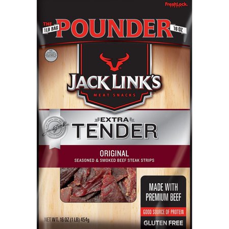 Jack Links Extra Tender Original Beef Steak Strips (16 Oz.) (pack of 2)