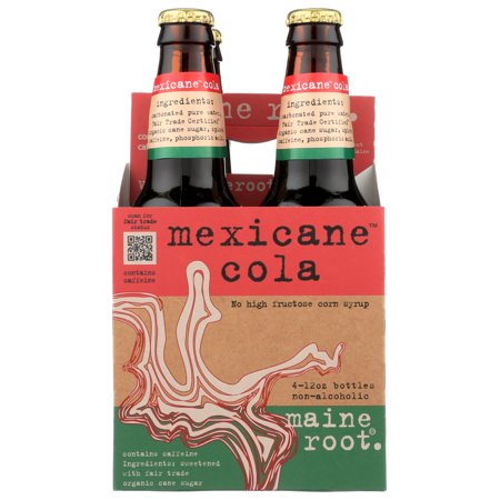 (6 Pack) Maine Root Soda Mexicane, 12 Fl Oz