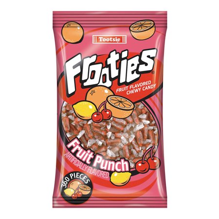 Fruit Punch Frooties - Chewy Candy - 360 Piece Count, 38.8 Oz Bag