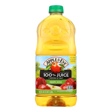Apple and Eve 100 Percent Apple Juice - Case of 8 - 64 Fl Oz.
