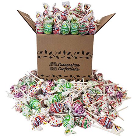 Charms Blow Pop 5 Pounds (112 Pieces) Assorted Bulk Individually Wrapped Variety Pack - 5 Flavors - Cherry, Grape, Strawberry, Watermelon, Sour Apple 