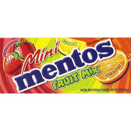 Mini Chewy Mint Candy Theater Box, Fruit, Stocking Stuffer, Gift, Holiday, Christmas, 2.82 Ounces/40 Pieces (Pack of 12)