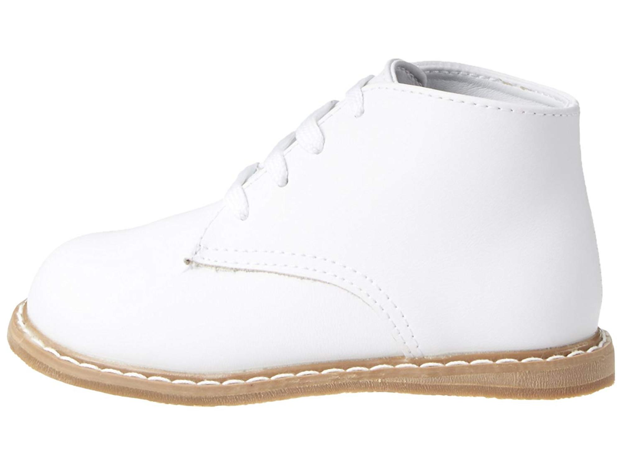 Kids' Baby Deer Infant & Toddler Lee Leather Booties in White Size 4 - Infant Medium