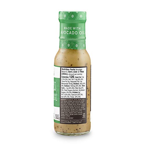 Primal Kitchen Whole 30 Avocado Oil Dressing & Marinade (Ranch, Caesar, Green Goddess) - 3 Pack thumbnail