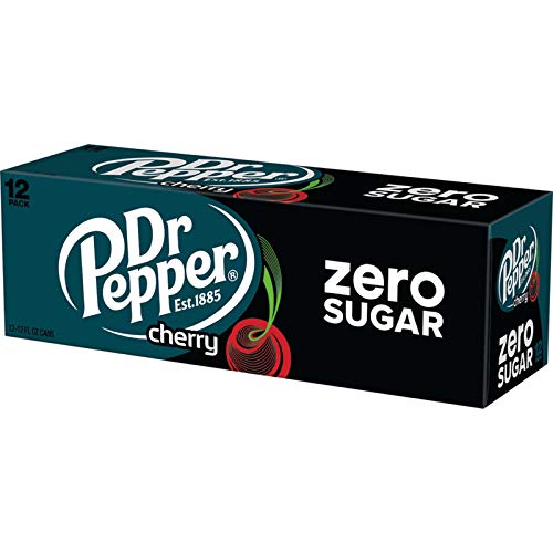 Dr Pepper Zero Sugar Cherry Soda Pop  12 Fl Oz  12 Pack Cans thumbnail
