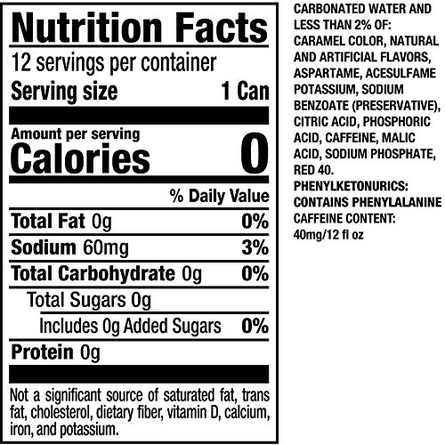 Dr Pepper Zero Sugar Cherry Soda Pop  12 Fl Oz  12 Pack Cans thumbnail