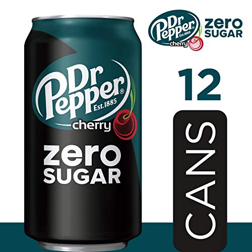 Dr Pepper Zero Sugar Cherry Soda Pop  12 Fl Oz  12 Pack Cans thumbnail