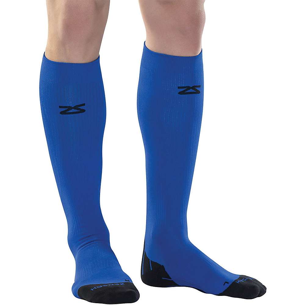 Zensah Tech Compression Socks - Medium Blue