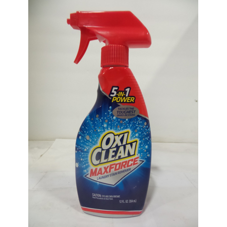 OxiClean Max Force Laundry Stain Remover Spray  12 Fl Oz - Pack of 6