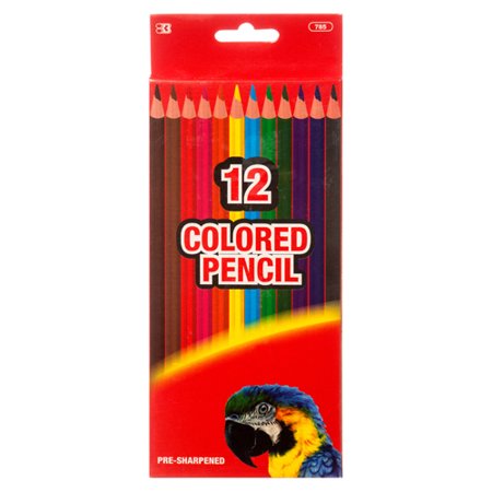 New 338466  Color Pencil 12 Ct Pre Sharpened (24-Pack) School Supplies Cheap Wholesale Discount Bulk Stationery School Supplies Bud Vase