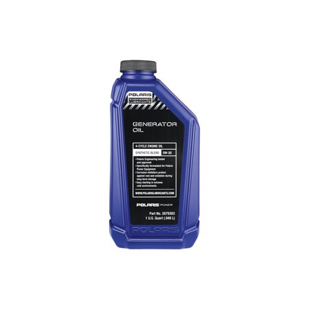 Polaris Power Generator Oil  Corrosion Inhibitors  Synthetic Blend Motor Oil 5W-30  1 Qt