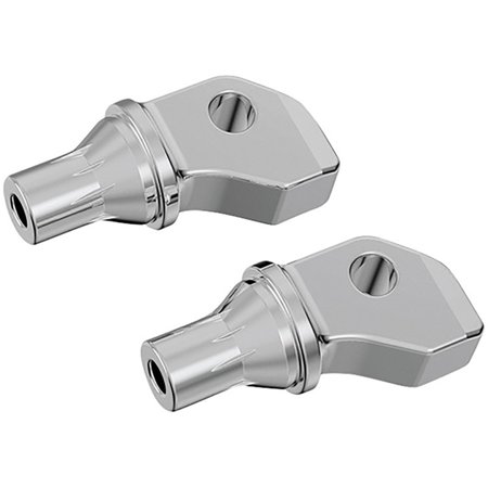 Kuryakyn Chrome Tapered Footpeg Adaptors (8835)