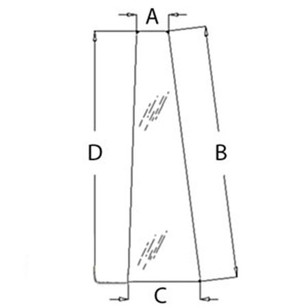 Front Door Glass Fits 3050 3060 3065 3070 3075 3090 3095 3120 3120T 3125 3140